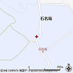 秋田県にかほ市象潟町小滝石名坂周辺の地図