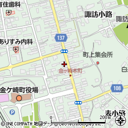 金ケ崎葬儀社　高橋店周辺の地図