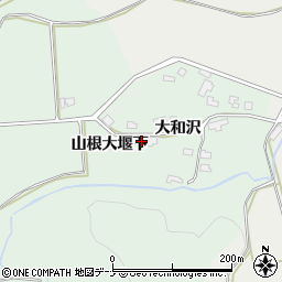 秋田県横手市増田町熊渕大和沢21周辺の地図
