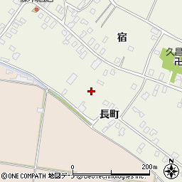 秋田県雄勝郡羽後町杉宮長町周辺の地図