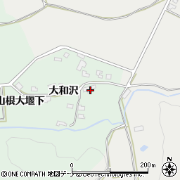 秋田県横手市増田町熊渕大和沢1周辺の地図
