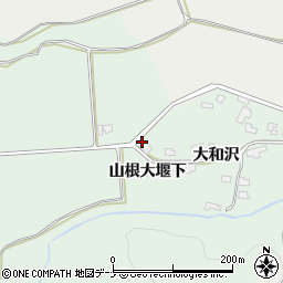 秋田県横手市増田町熊渕大和沢98周辺の地図