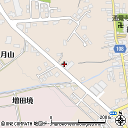 秋田県横手市増田町増田縫殿138周辺の地図