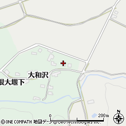 秋田県横手市増田町熊渕大和沢71周辺の地図