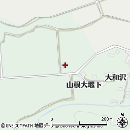 秋田県横手市増田町熊渕大和沢52周辺の地図