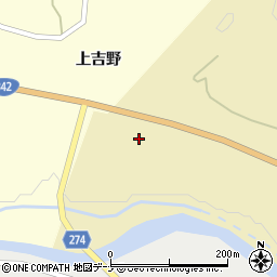 秋田県横手市増田町湯野沢三栗周辺の地図