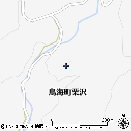 秋田県由利本荘市鳥海町栗沢蛇喰周辺の地図