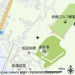 秋田県湯沢市岩崎松浦周辺の地図