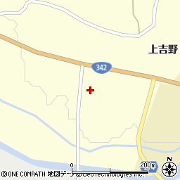秋田県横手市増田町吉野（向野）周辺の地図