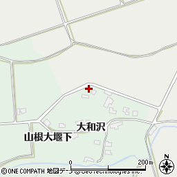 秋田県横手市増田町熊渕大和沢102周辺の地図