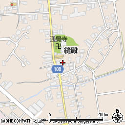 秋田県横手市増田町増田縫殿90-2周辺の地図