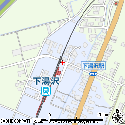 秋田県湯沢市成沢上堤周辺の地図