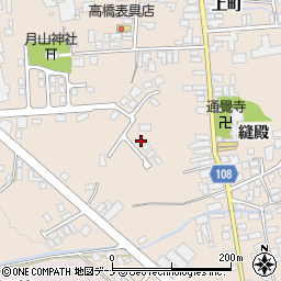 秋田県横手市増田町増田縫殿154周辺の地図