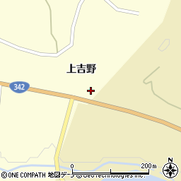 秋田県横手市増田町吉野菅ノ沢周辺の地図