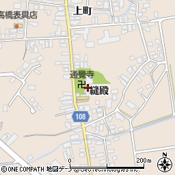 秋田県横手市増田町増田縫殿96周辺の地図