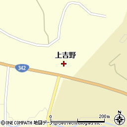秋田県横手市増田町吉野（漆沢）周辺の地図