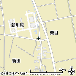 秋田県湯沢市八幡中沢見周辺の地図