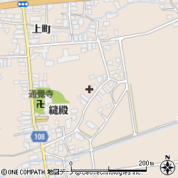 秋田県横手市増田町増田縫殿55-4周辺の地図