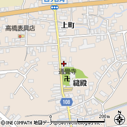 秋田県横手市増田町増田縫殿102周辺の地図