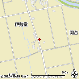 秋田県湯沢市八幡伊勢堂周辺の地図
