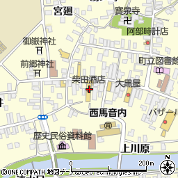 柴田酒店周辺の地図