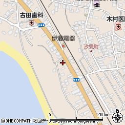 秋田県にかほ市象潟町上狐森4周辺の地図