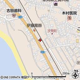 秋田県にかほ市象潟町上狐森7周辺の地図