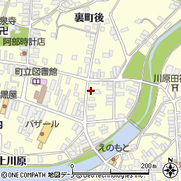 秋田県雄勝郡羽後町西馬音内裏町60周辺の地図