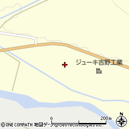 秋田県横手市増田町吉野村下周辺の地図