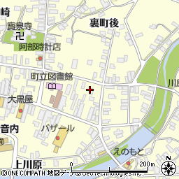 秋田県雄勝郡羽後町西馬音内裏町41周辺の地図