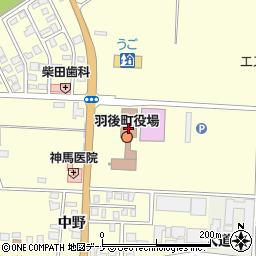 秋田県雄勝郡羽後町周辺の地図