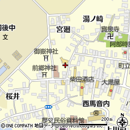 秋田県雄勝郡羽後町西馬音内裏町3周辺の地図