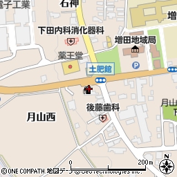 株式会社山二増田サービスステーション周辺の地図