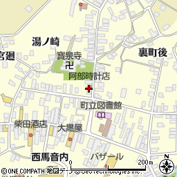 秋田県雄勝郡羽後町西馬音内裏町89周辺の地図