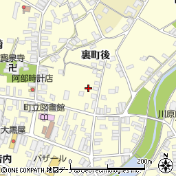 秋田県雄勝郡羽後町西馬音内裏町68周辺の地図