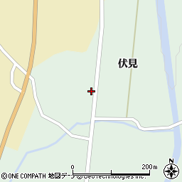 秋田県由利本荘市鳥海町伏見伏見42周辺の地図