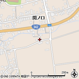 秋田県横手市増田町増田館花周辺の地図