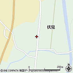 秋田県由利本荘市鳥海町伏見伏見44-1周辺の地図