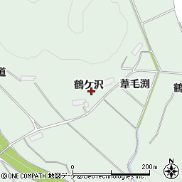 岩手県胆沢郡金ケ崎町西根鶴ケ沢周辺の地図