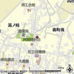 秋田県雄勝郡羽後町西馬音内裏町137周辺の地図