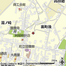 秋田県雄勝郡羽後町西馬音内裏町148周辺の地図