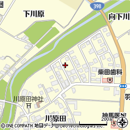秋田県雄勝郡羽後町西馬音内向下川原24周辺の地図