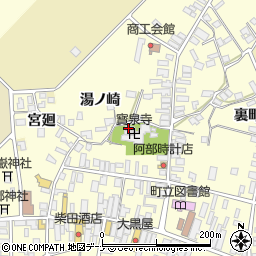 秋田県雄勝郡羽後町西馬音内裏町129周辺の地図