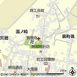 秋田県雄勝郡羽後町西馬音内裏町180周辺の地図
