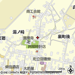 秋田県雄勝郡羽後町西馬音内裏町179周辺の地図