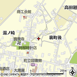 秋田県雄勝郡羽後町西馬音内裏町159周辺の地図