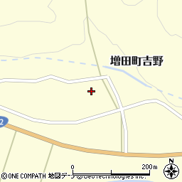 秋田県横手市増田町吉野村ノ後周辺の地図