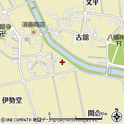 秋田県湯沢市八幡放生田周辺の地図