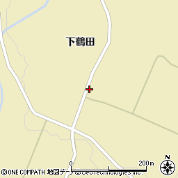 秋田県由利本荘市鳥海町下川内大倉64周辺の地図