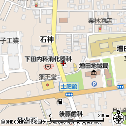 秋田県横手市増田町増田石神59周辺の地図